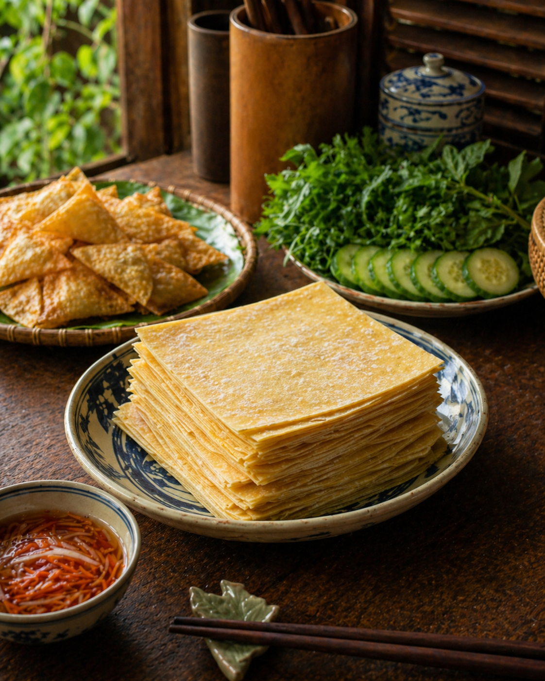 Vỏ há cảo chiên Vạn Phúc