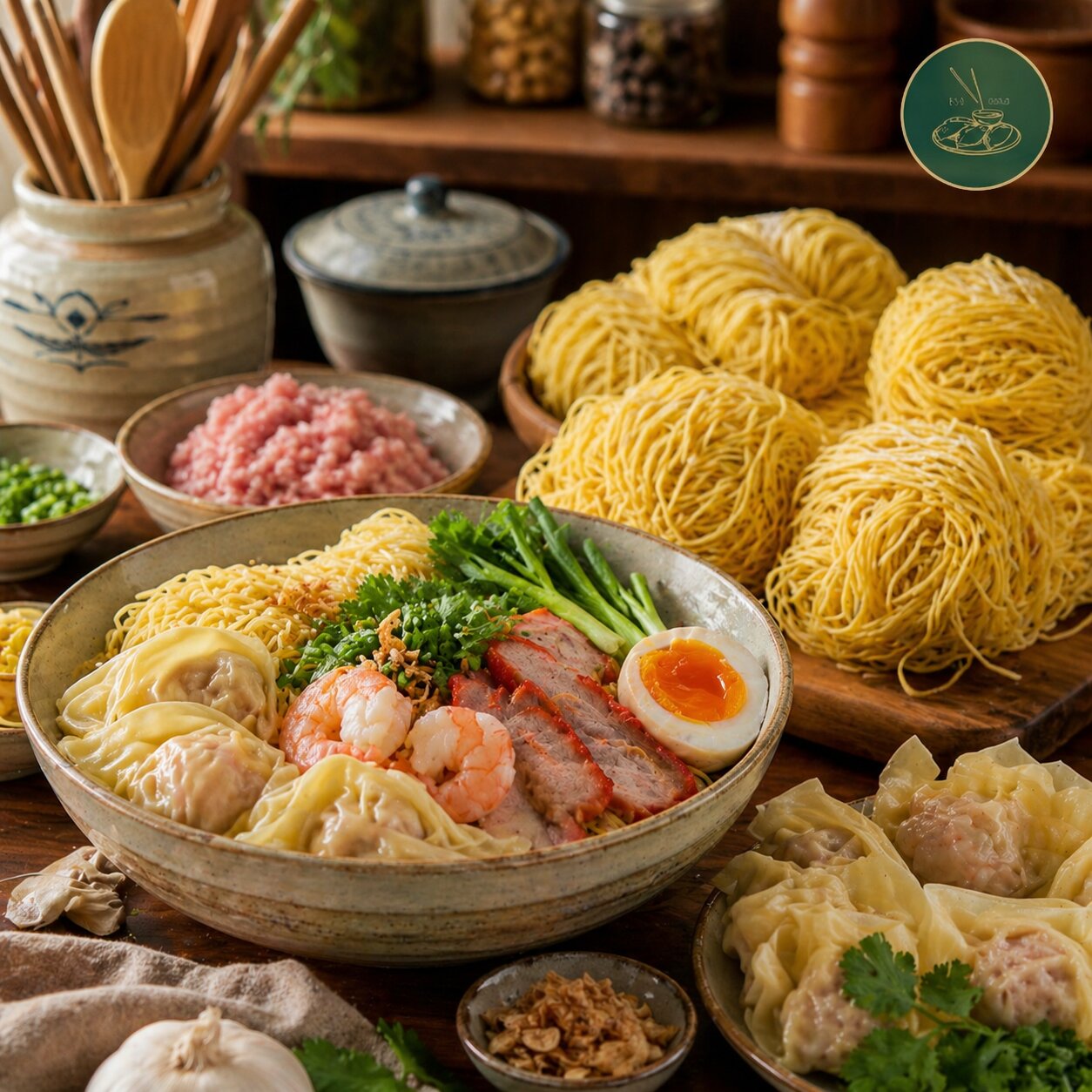 Sợi mỳ vằn thắn Vạn Phúc